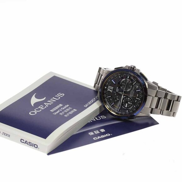 CASIO Oceanus GPS 0CW-G1000Eー１AJF Solar Powered Radio Men's Watch_655974